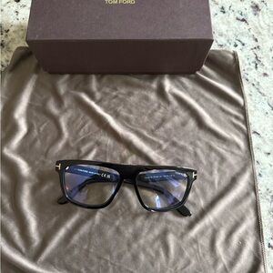 Tom Ford Black and Gold Eyewear